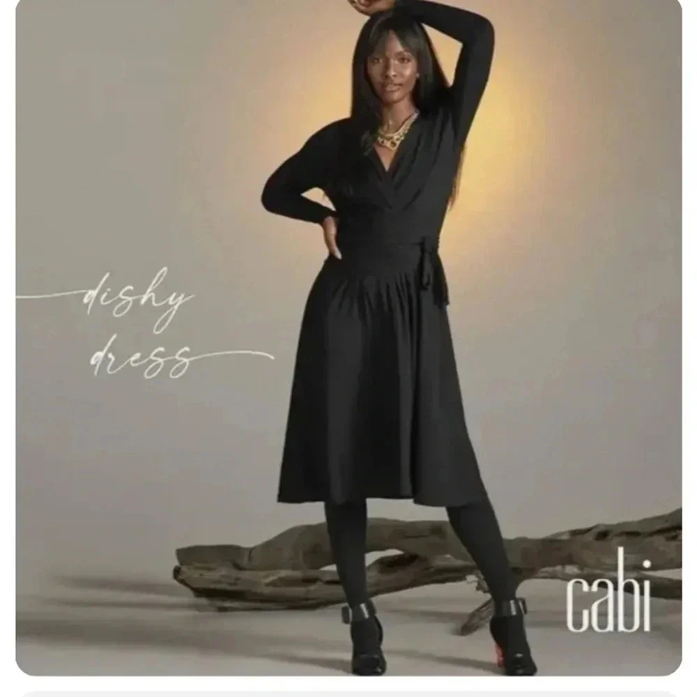 Black CABi Dishy Dress S‎